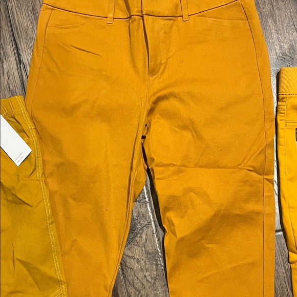 Set of 3 Brand New Mustard/Yellow Skinny Pants Trio - Picture 5 of 10